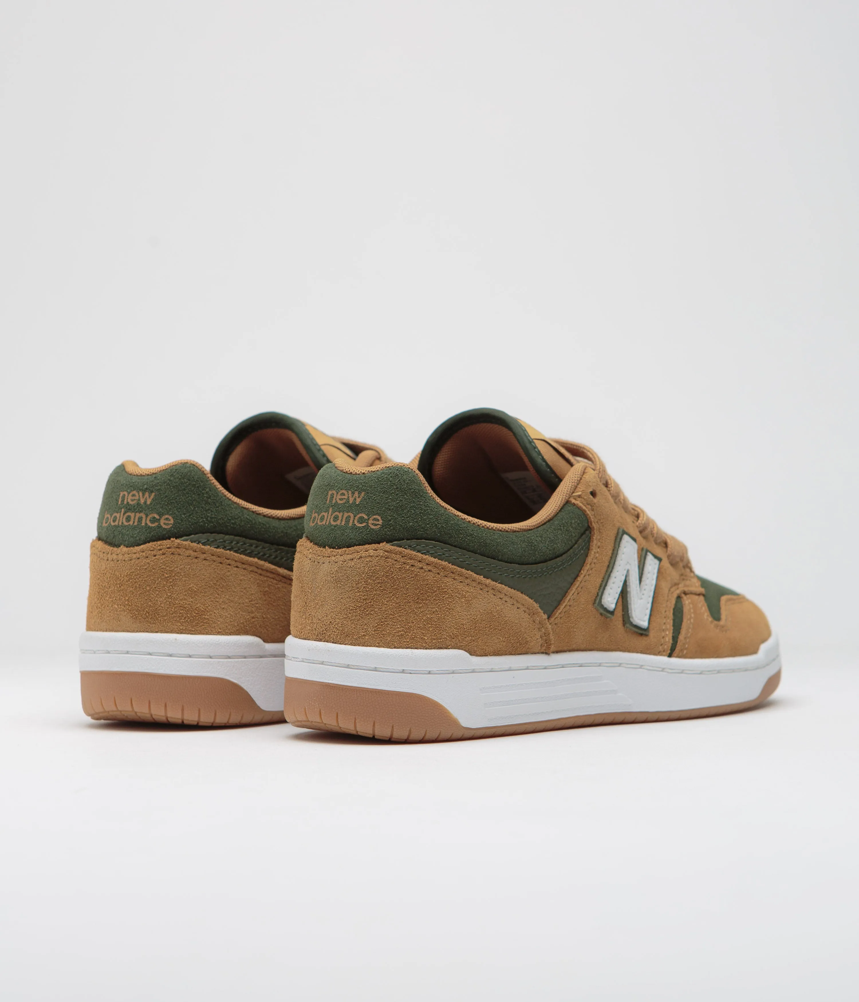New Balance Numeric 480 Shoes - Brown / Green