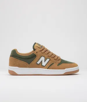New Balance Numeric 480 Shoes - Brown / Green