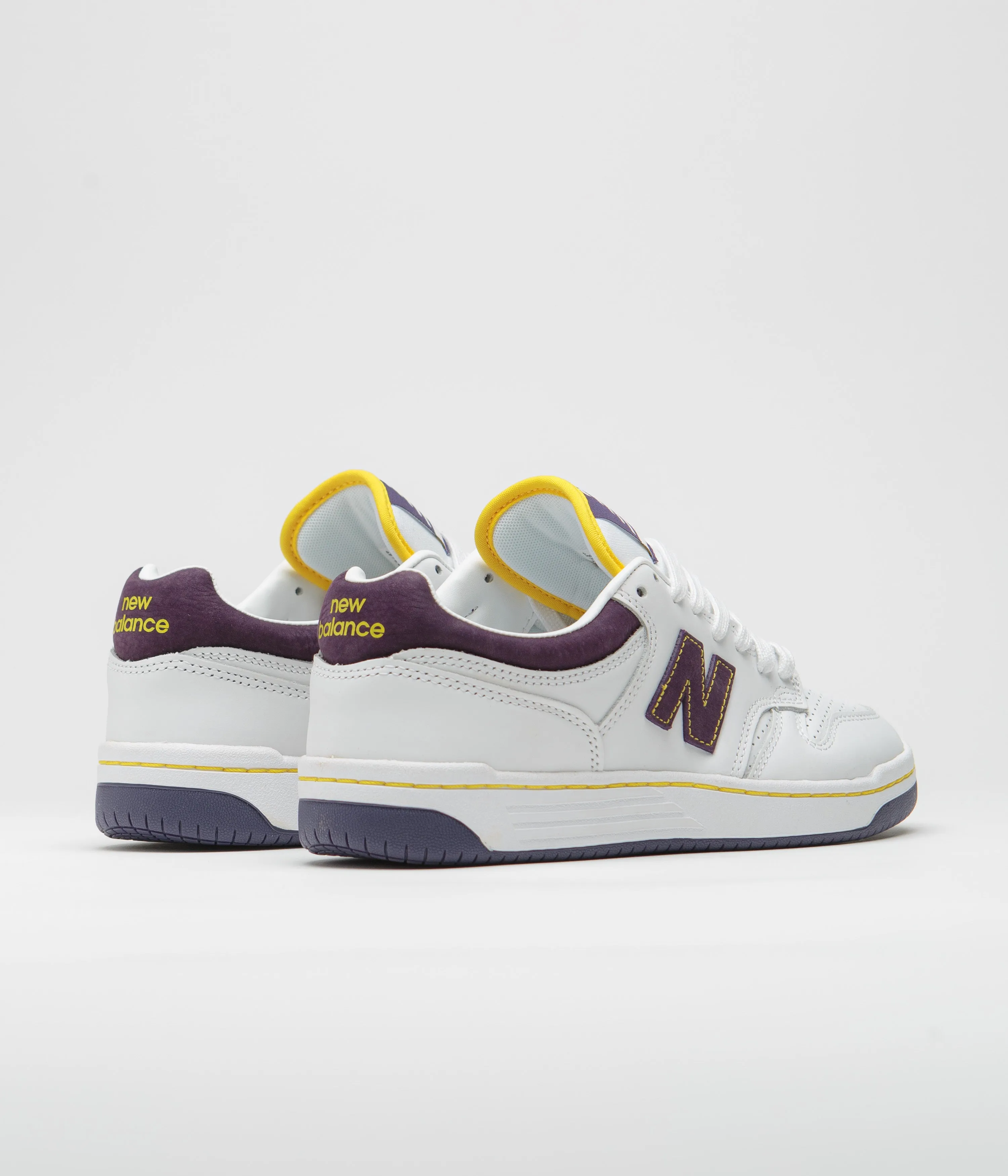New Balance Numeric 480 Shoes - White / Purple