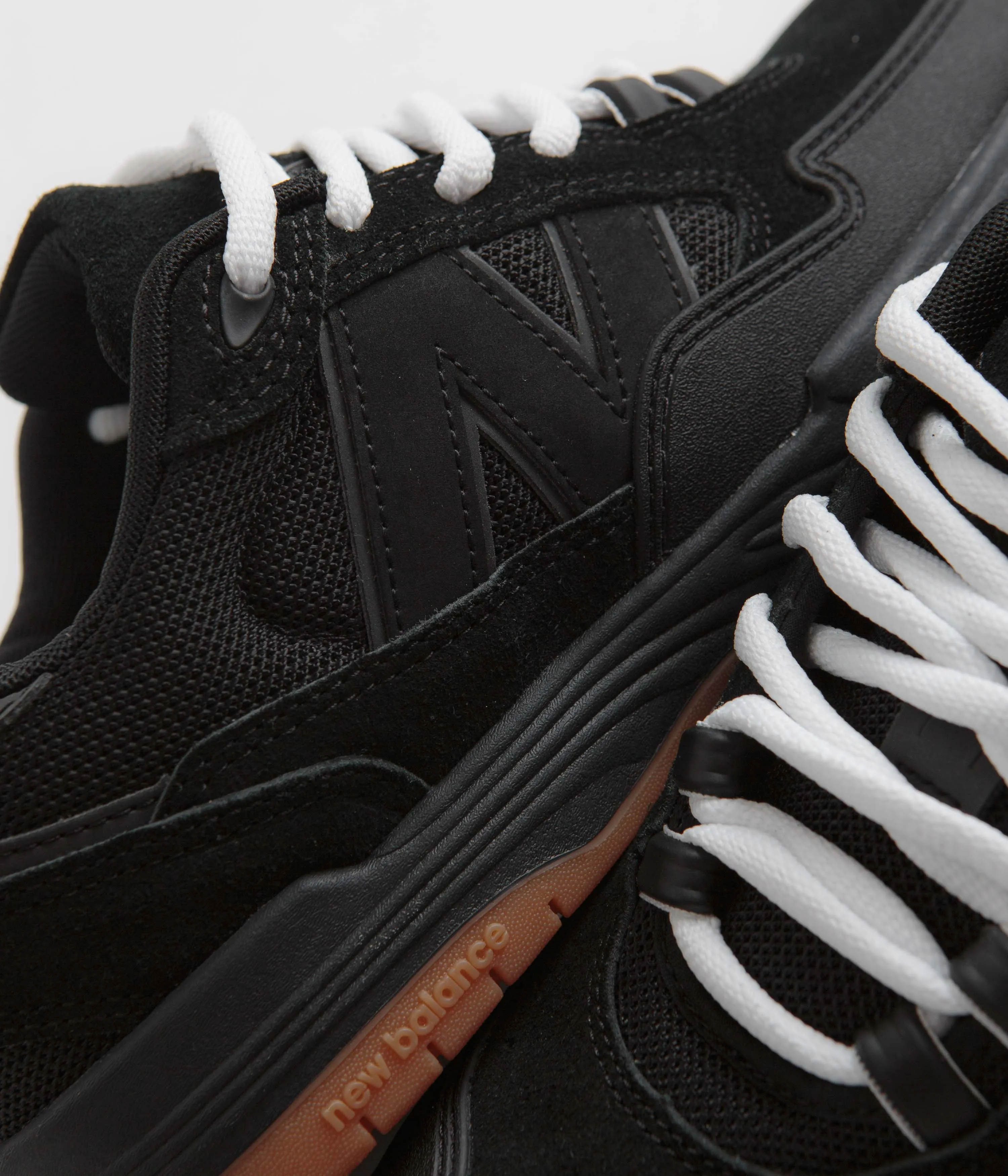 New Balance Numeric 808 Tiago Lemos Shoes - Black / Gum