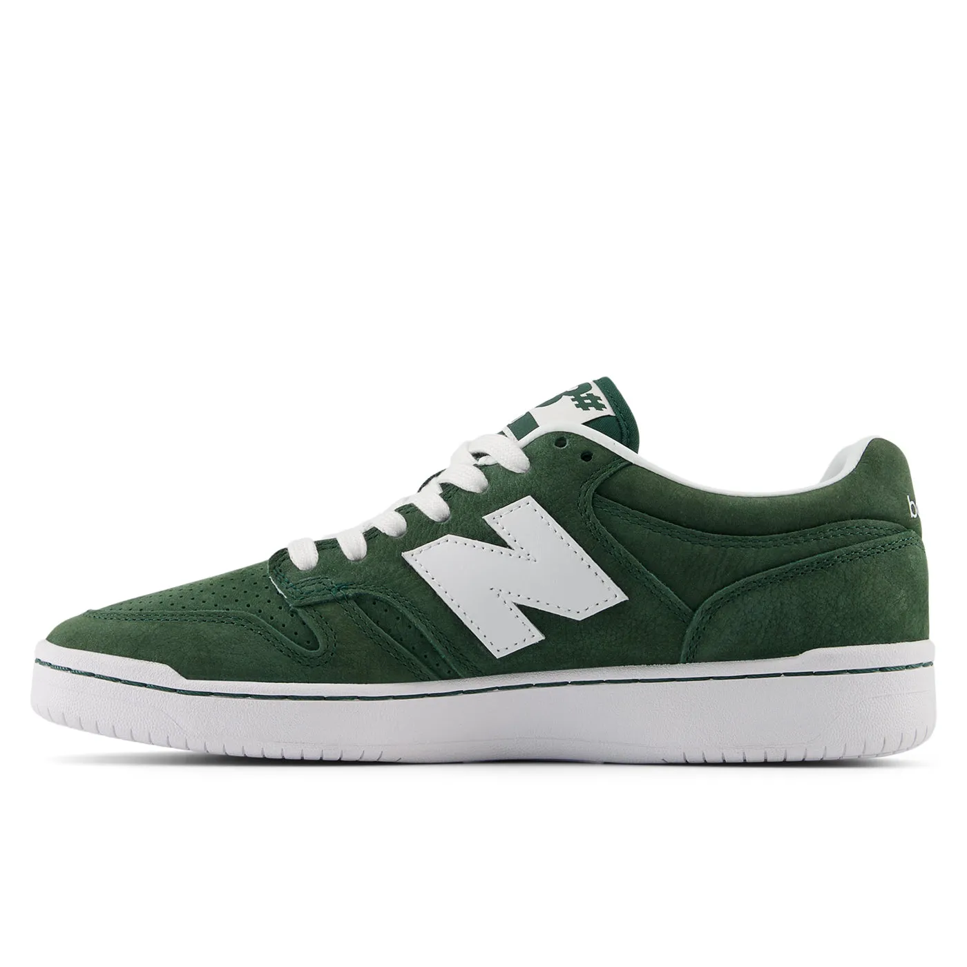 New Balance Numeric NM480 Shoes - Forest Green / White