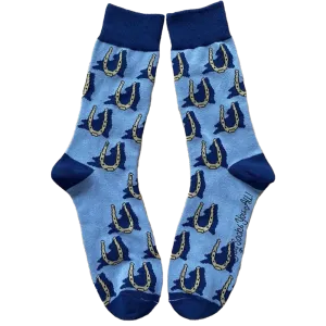 New York Shapes and Horse Shoes Men's Socks