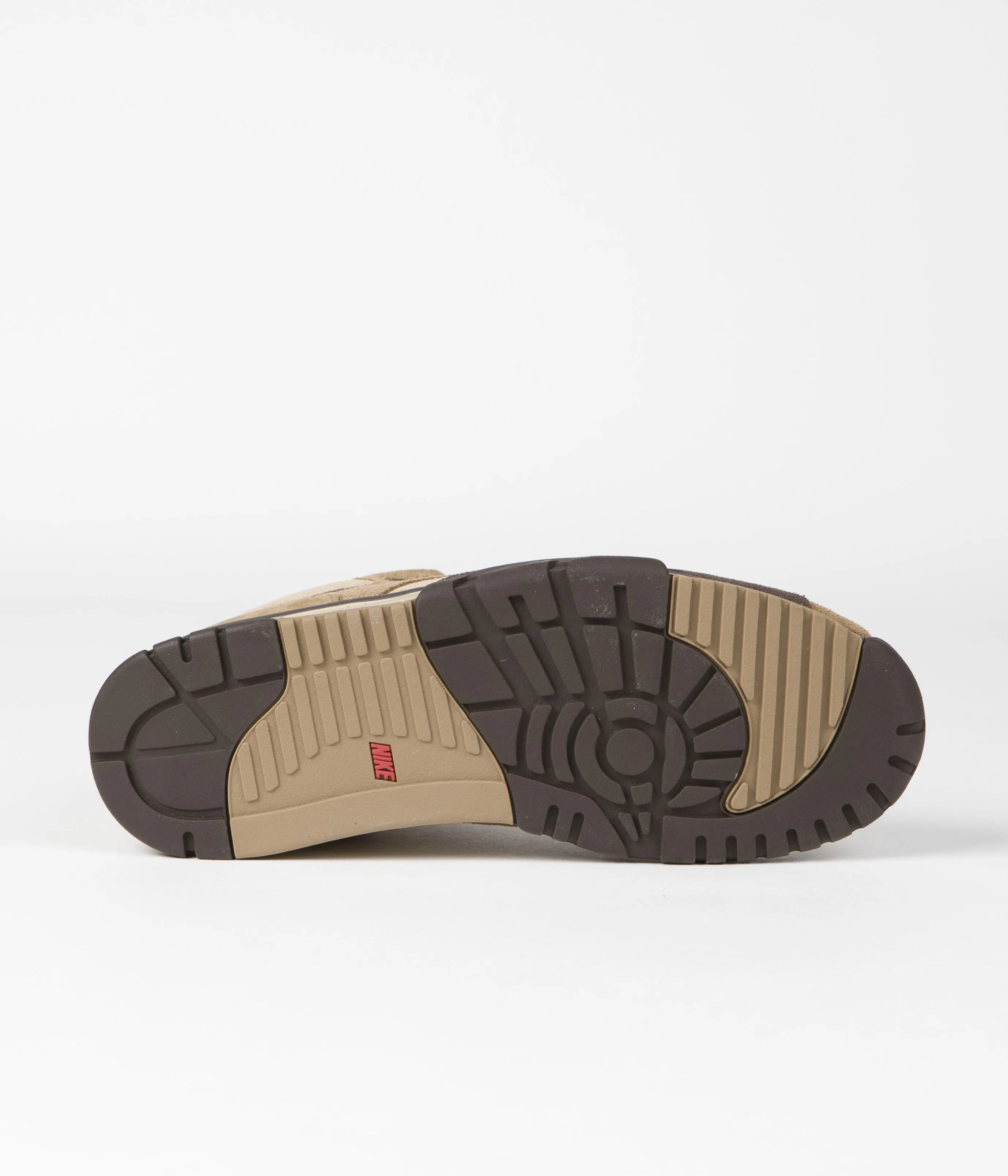 Nike Air Trainer 1 Shoes - Hay / Baroque Brown - Taupe - Varsity Red
