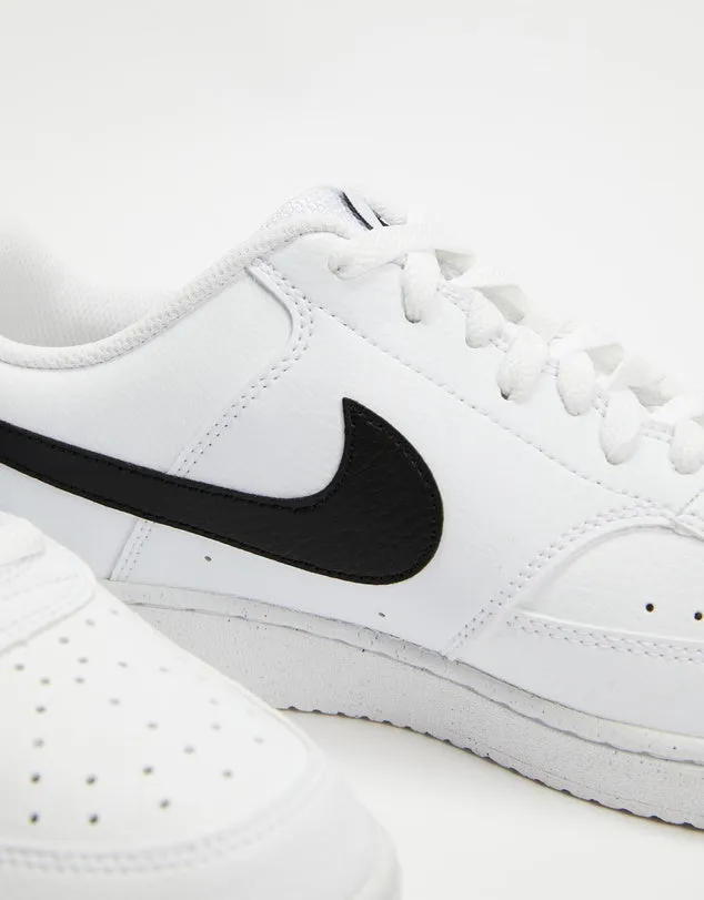 NIKE COURT VISION NEXT NATURE - WHITE/BLACK