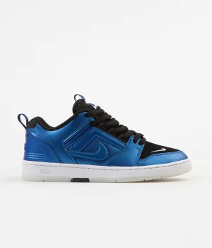 Nike SB Air Force II Low Shoes - Intl Blue / Intl Blue - Black - White
