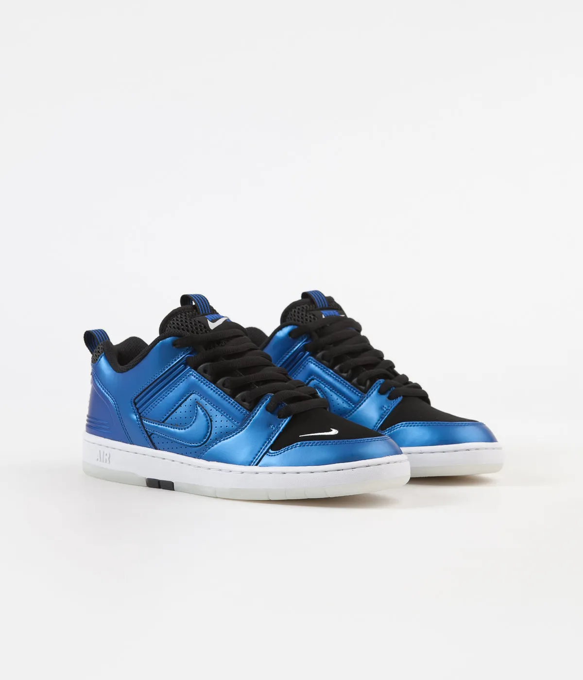Nike SB Air Force II Low Shoes - Intl Blue / Intl Blue - Black - White