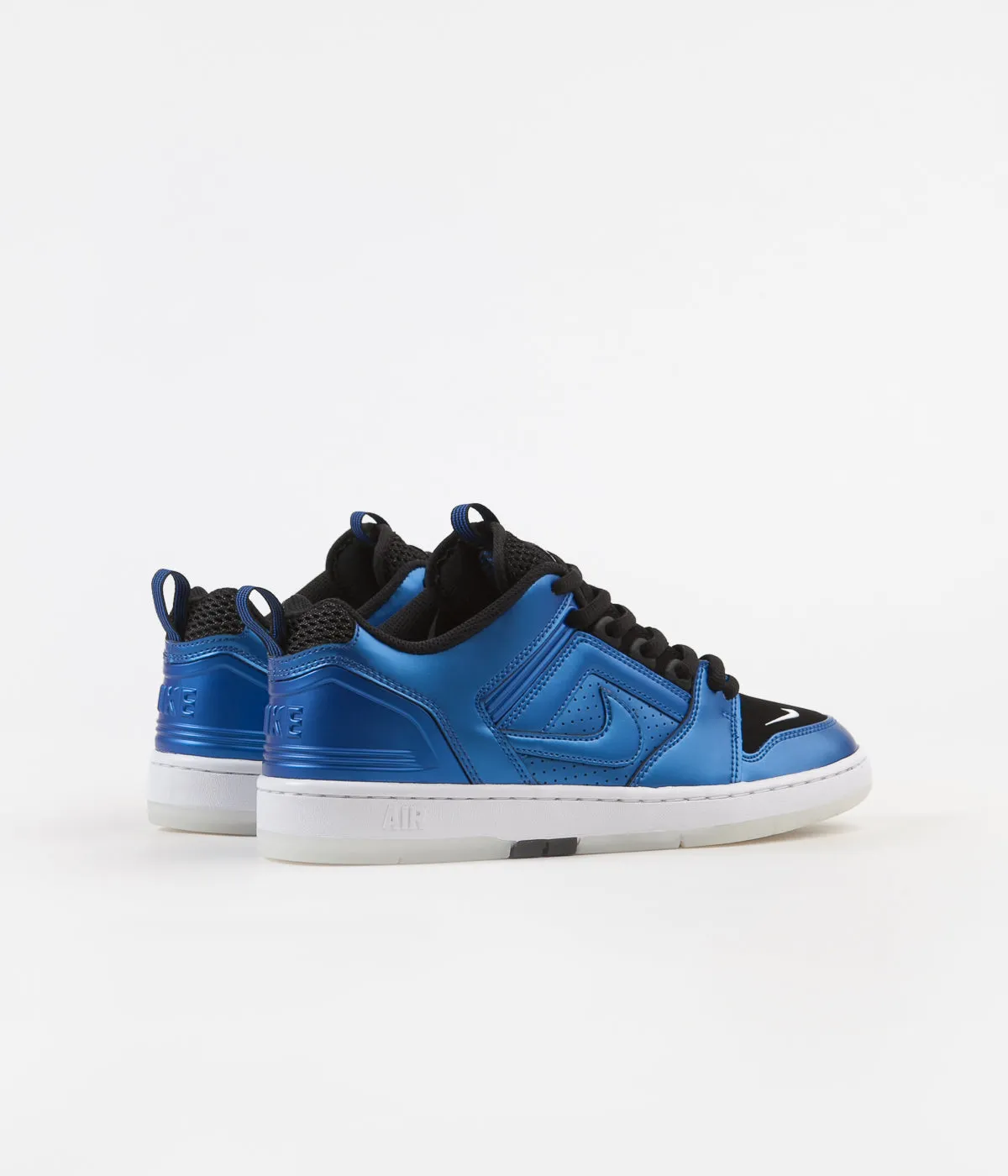 Nike SB Air Force II Low Shoes - Intl Blue / Intl Blue - Black - White
