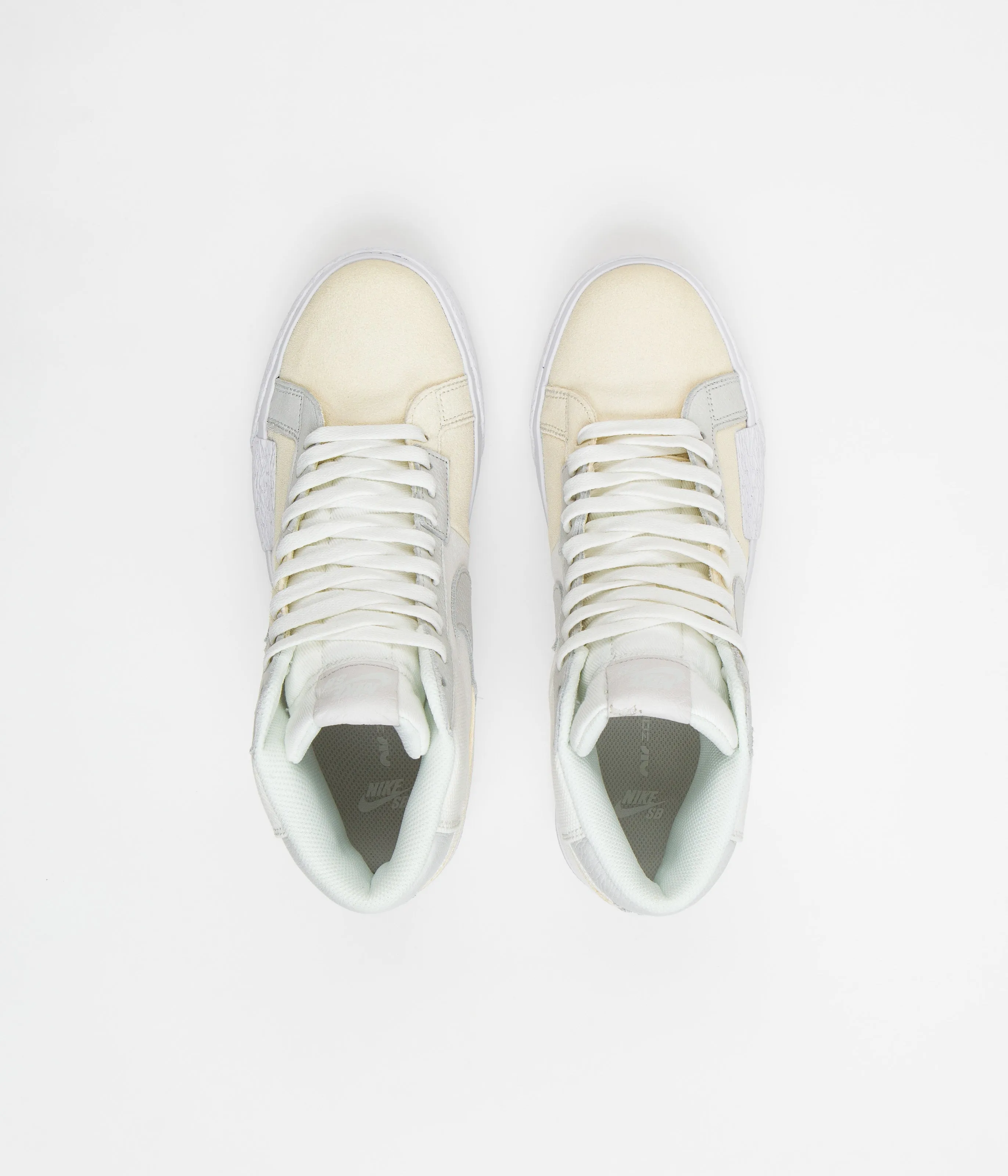Nike SB Blazer Mid Premium Shoes - White / White - White - Summit White