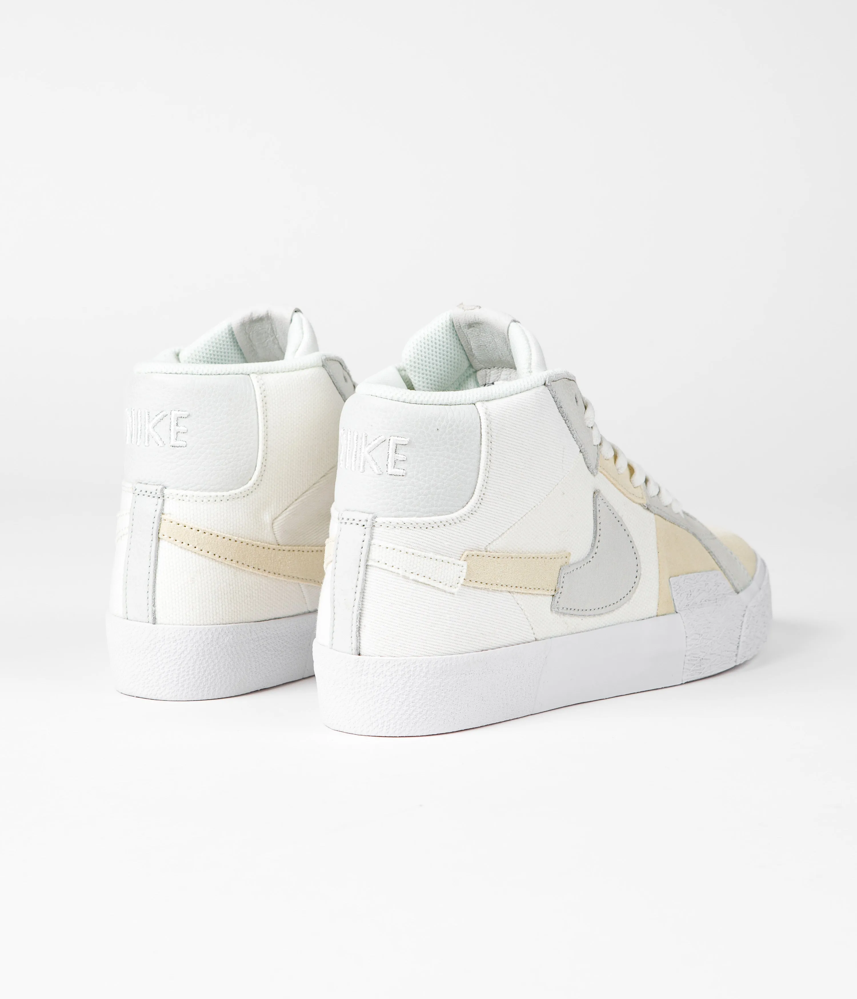 Nike SB Blazer Mid Premium Shoes - White / White - White - Summit White