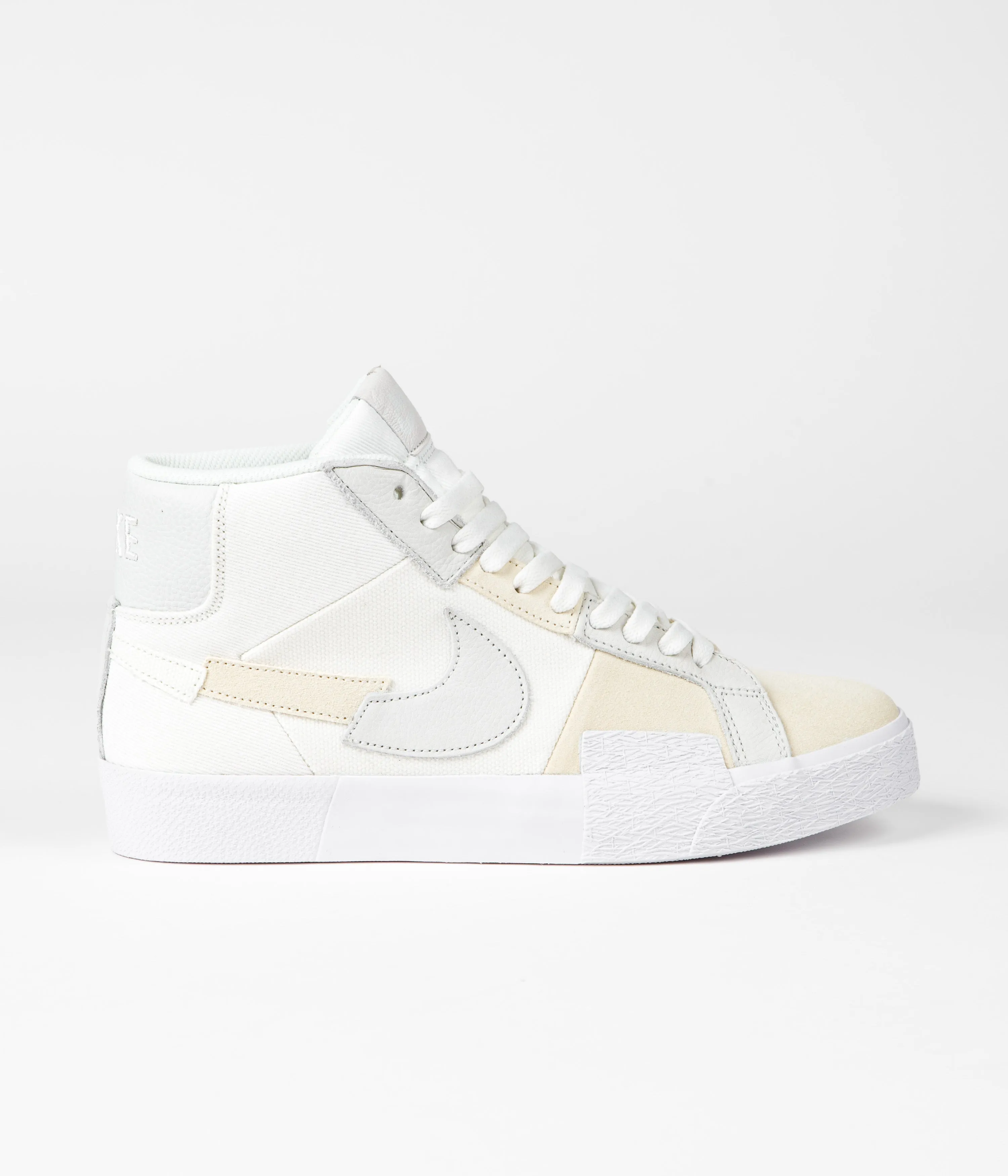 Nike SB Blazer Mid Premium Shoes - White / White - White - Summit White