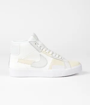 Nike SB Blazer Mid Premium Shoes - White / White - White - Summit White