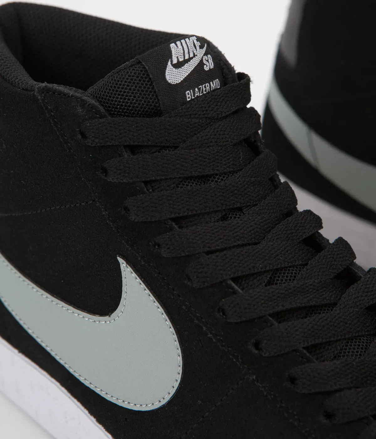 Nike SB Blazer Premium SE Shoes - Black / Base Grey - White