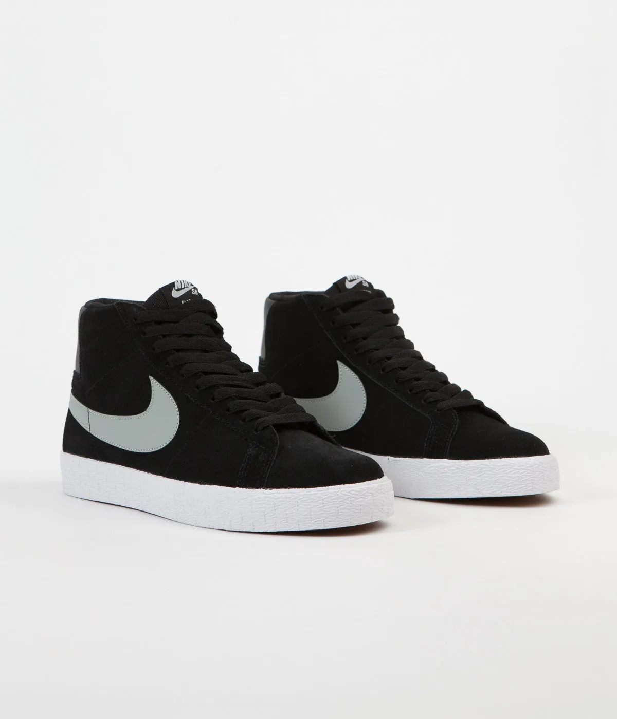 Nike SB Blazer Premium SE Shoes - Black / Base Grey - White