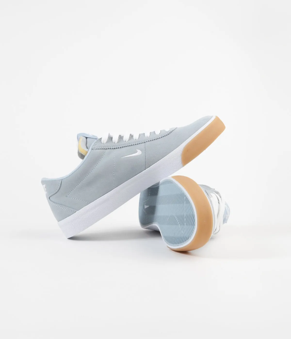 Nike SB Bruin Ultra Shoes - Light Armory Blue / White - Gum Light Brown