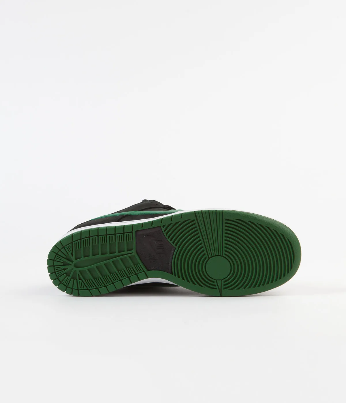 Nike SB Dunk Low Pro Shoes - Black / Pine Green - Black - White