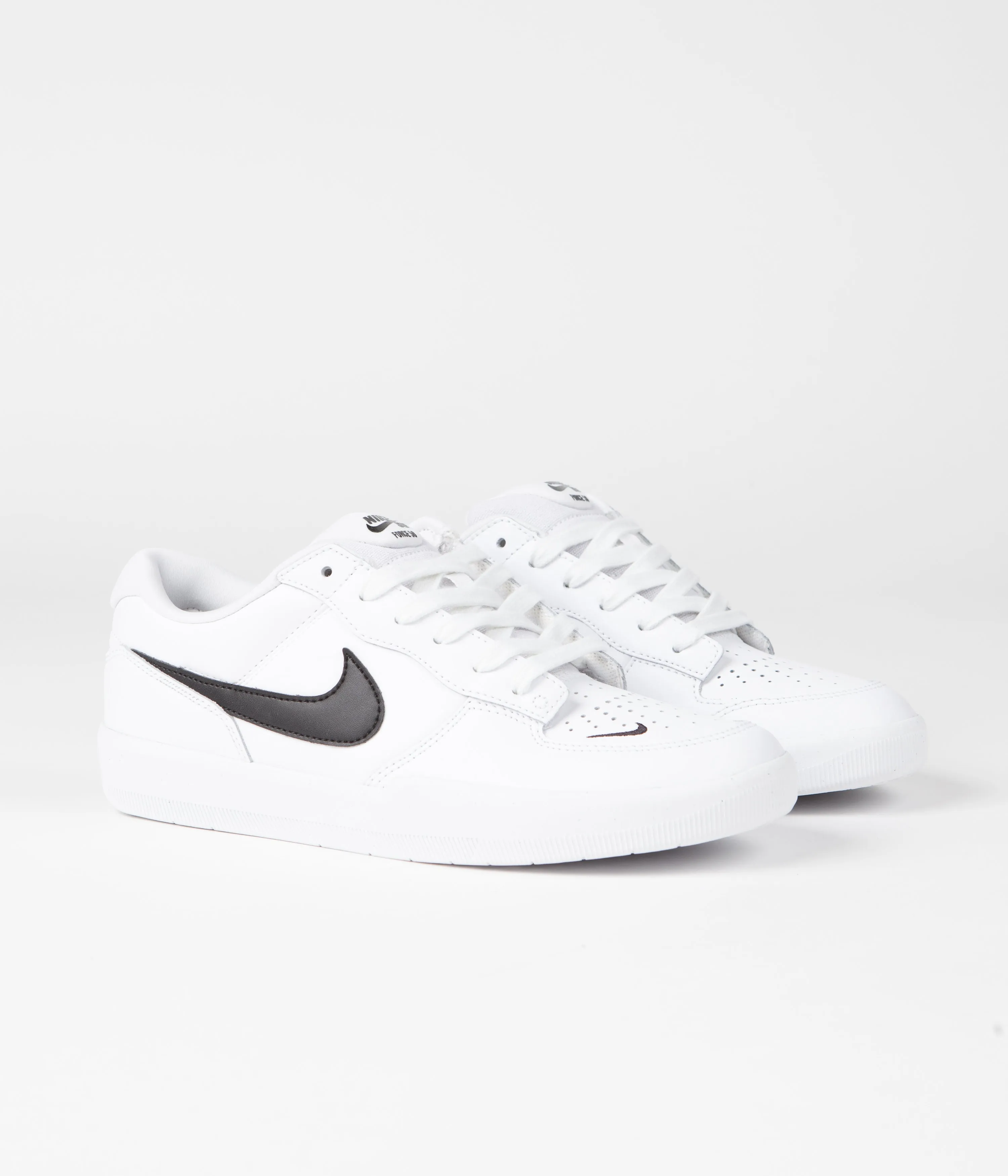 Nike SB Force 58 Premium Shoes - White / Black - White - White