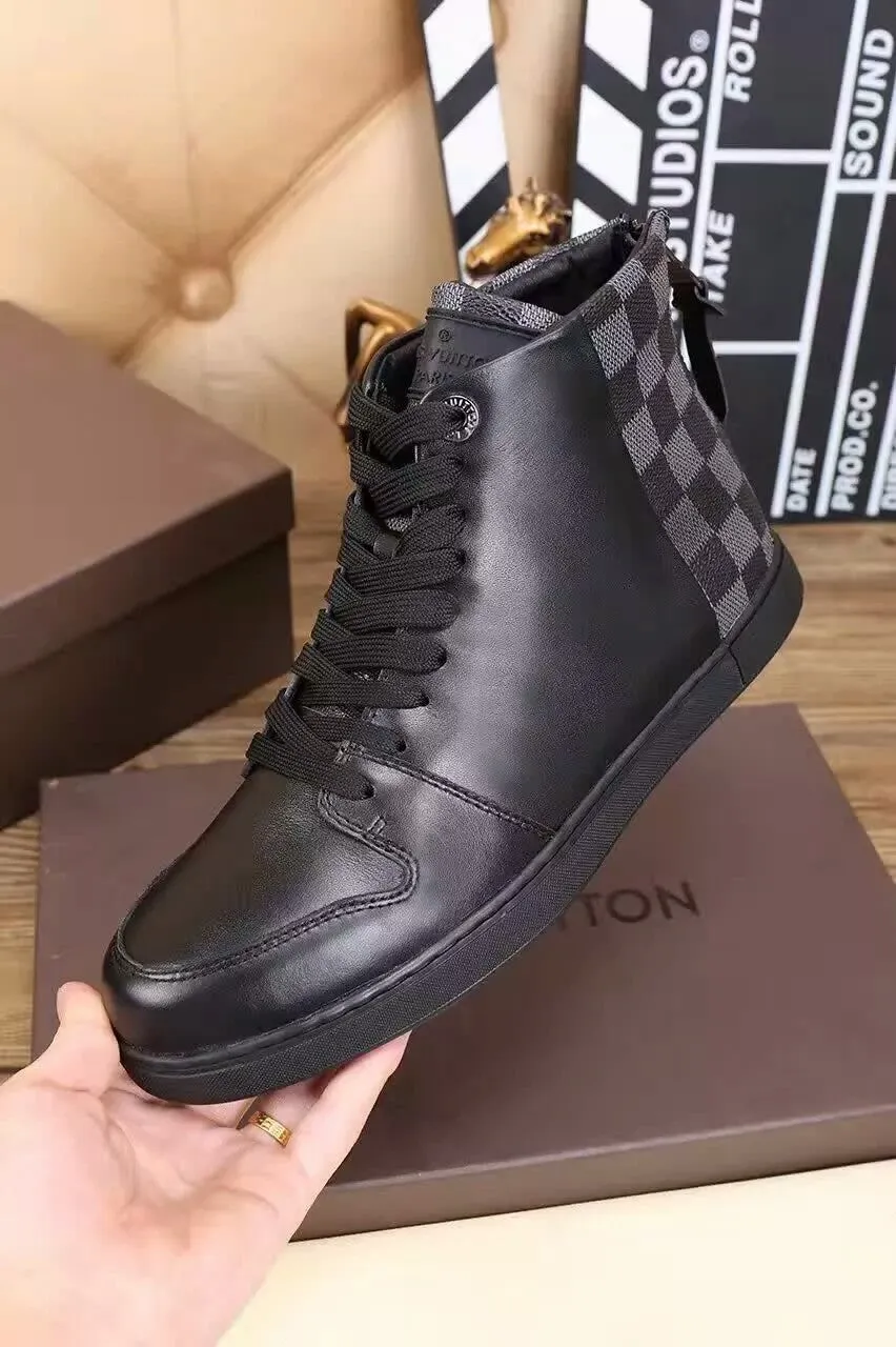 PT - LUV HIgh Top Black Sneaker