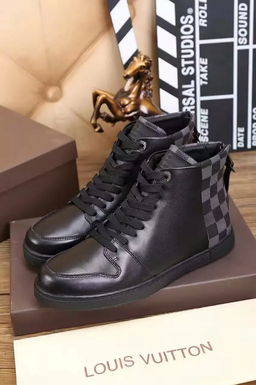PT - LUV HIgh Top Black Sneaker