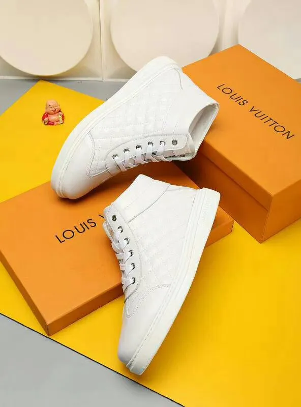 PT - LUV HIgh Top Metal White Sneaker