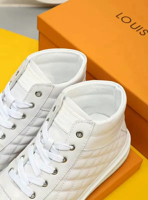 PT - LUV HIgh Top Metal White Sneaker