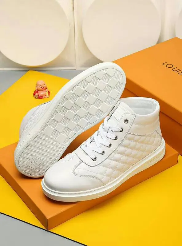 PT - LUV HIgh Top Metal White Sneaker