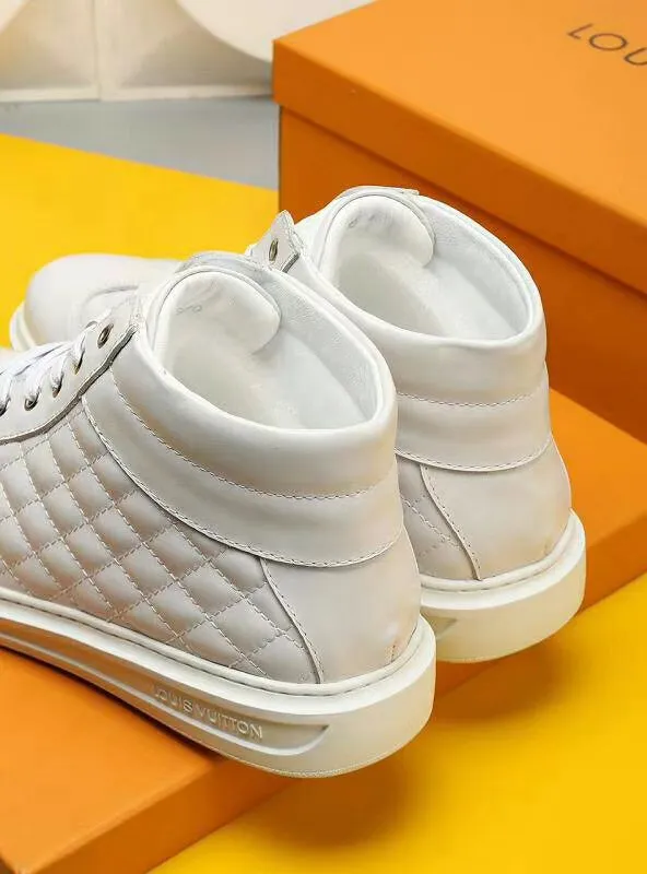 PT - LUV HIgh Top Metal White Sneaker