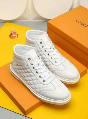 PT - LUV HIgh Top Metal White Sneaker