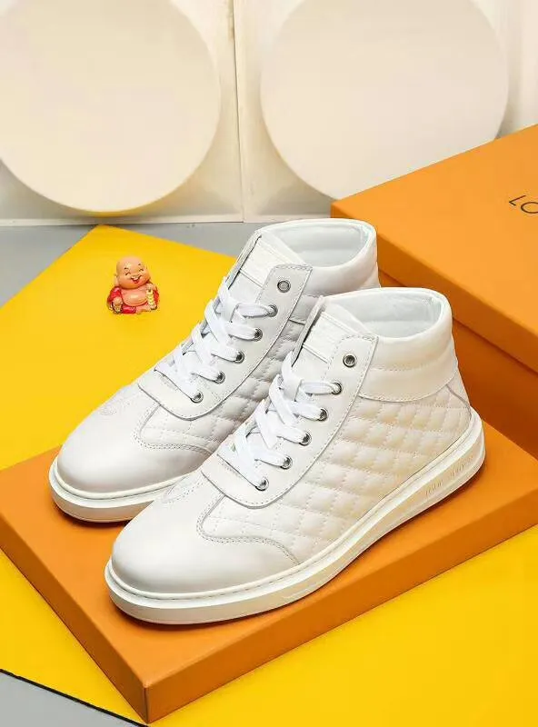 PT - LUV HIgh Top Metal White Sneaker