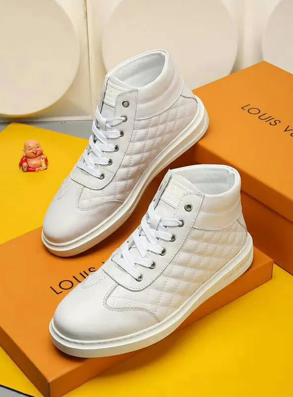 PT - LUV HIgh Top Metal White Sneaker