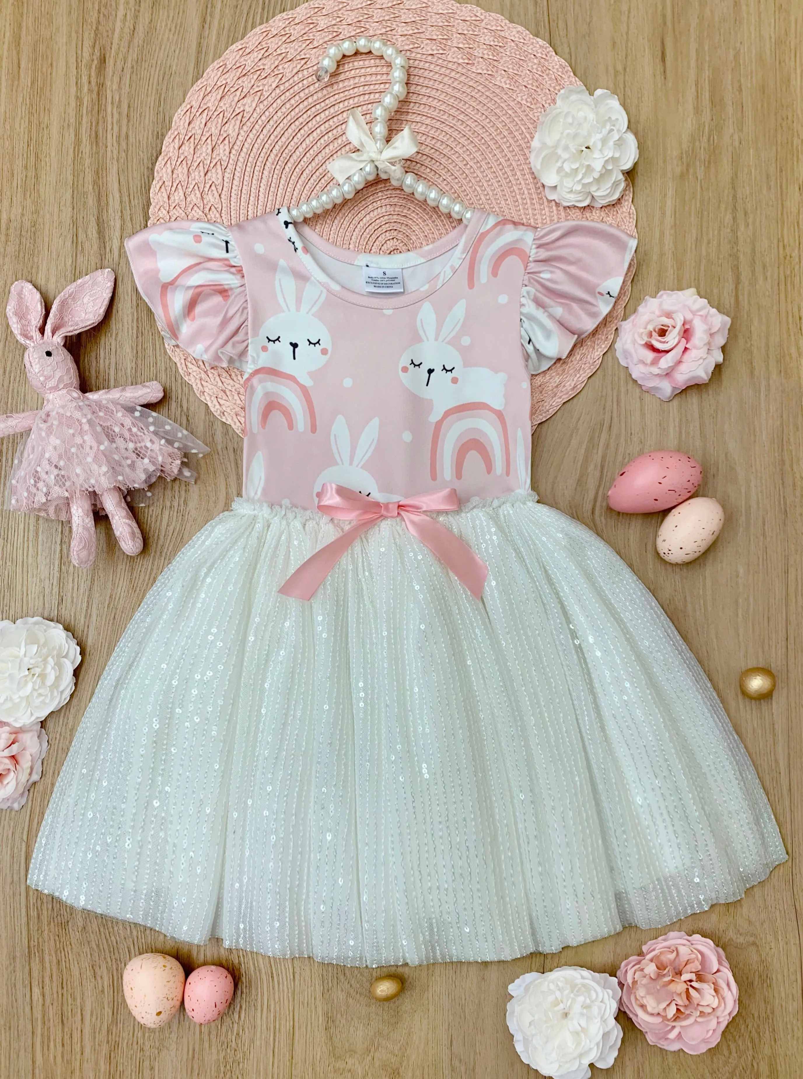Rabbit Rainbows Sequin Tutu Dress
