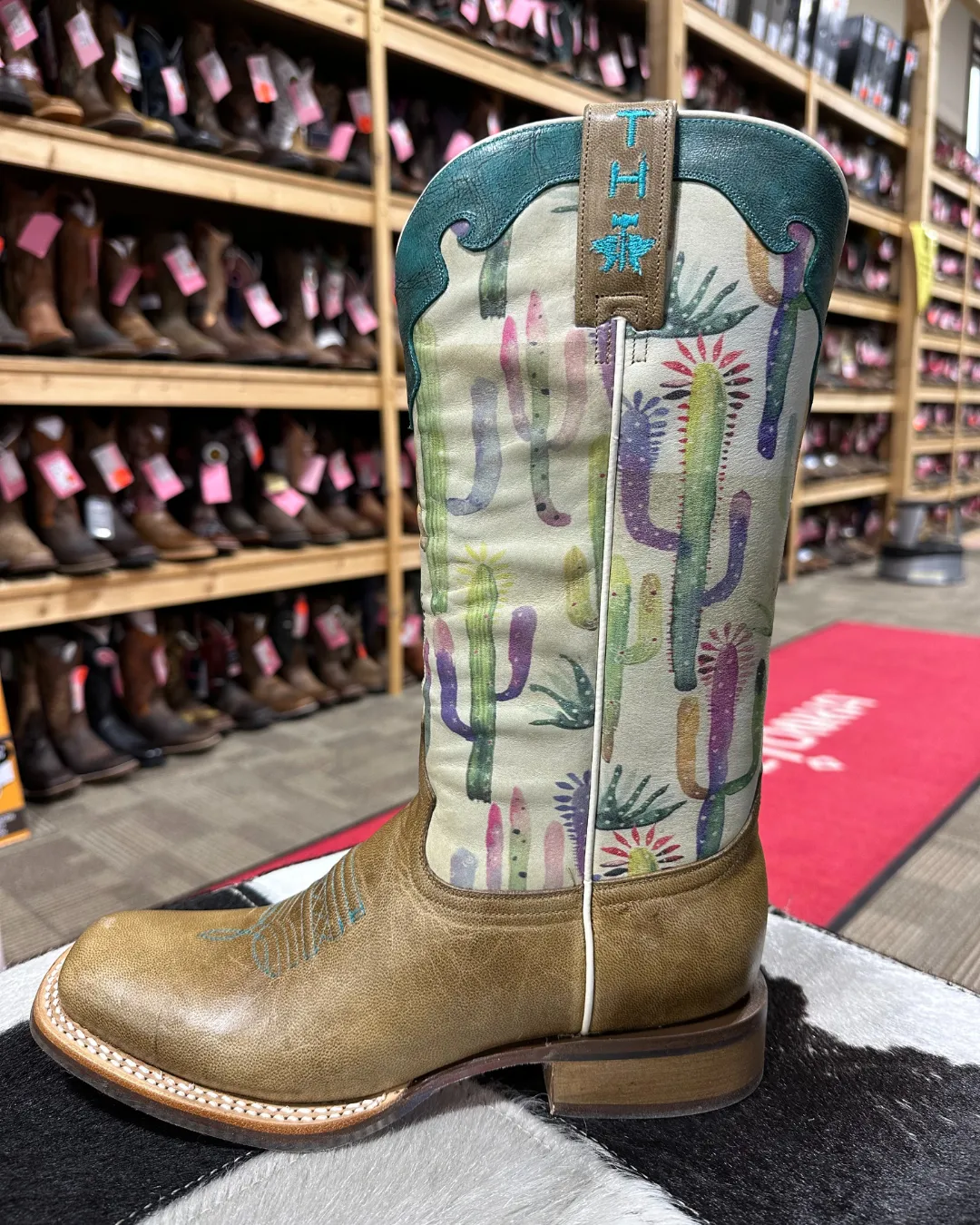 'Roper-Tin Haul' Women's 13" Anniversary Hot Stuff/Sun Up Sole - Brown / Cactus