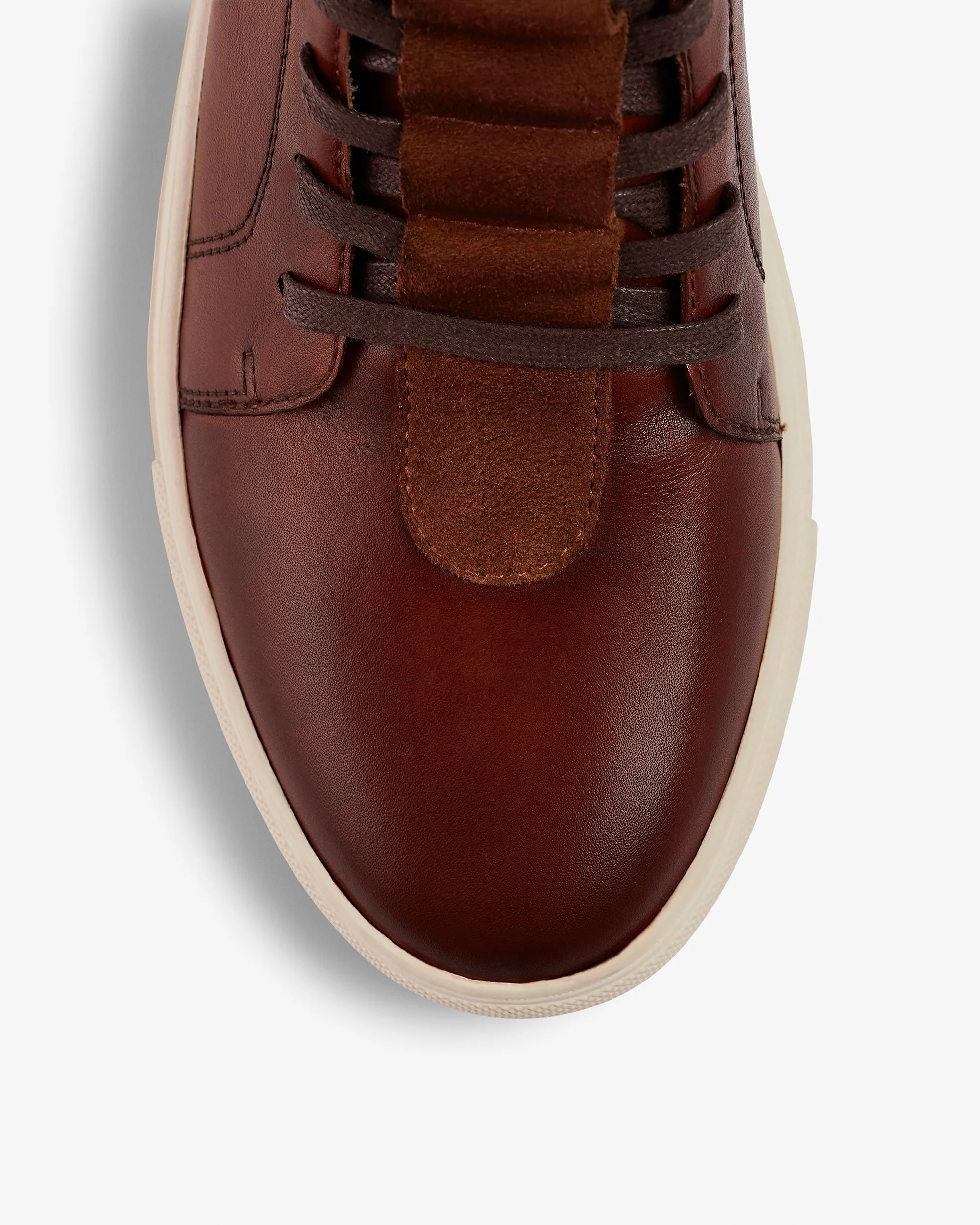 Salomone High Top Leather Sneaker