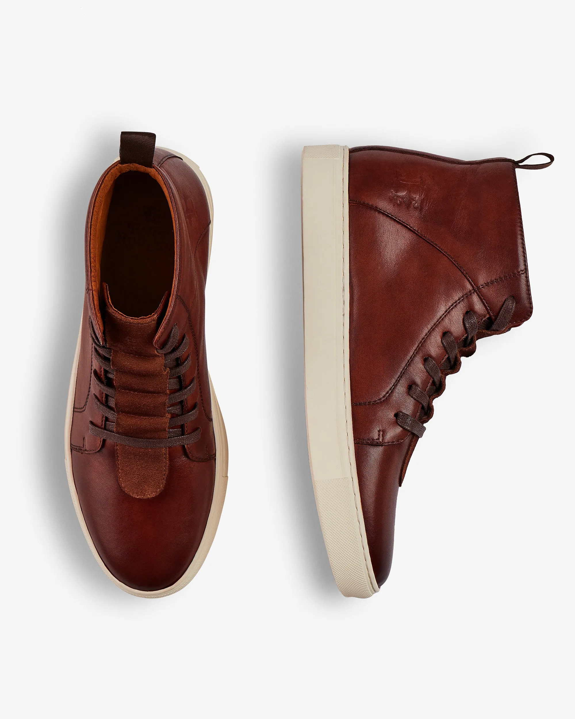 Salomone High Top Leather Sneaker