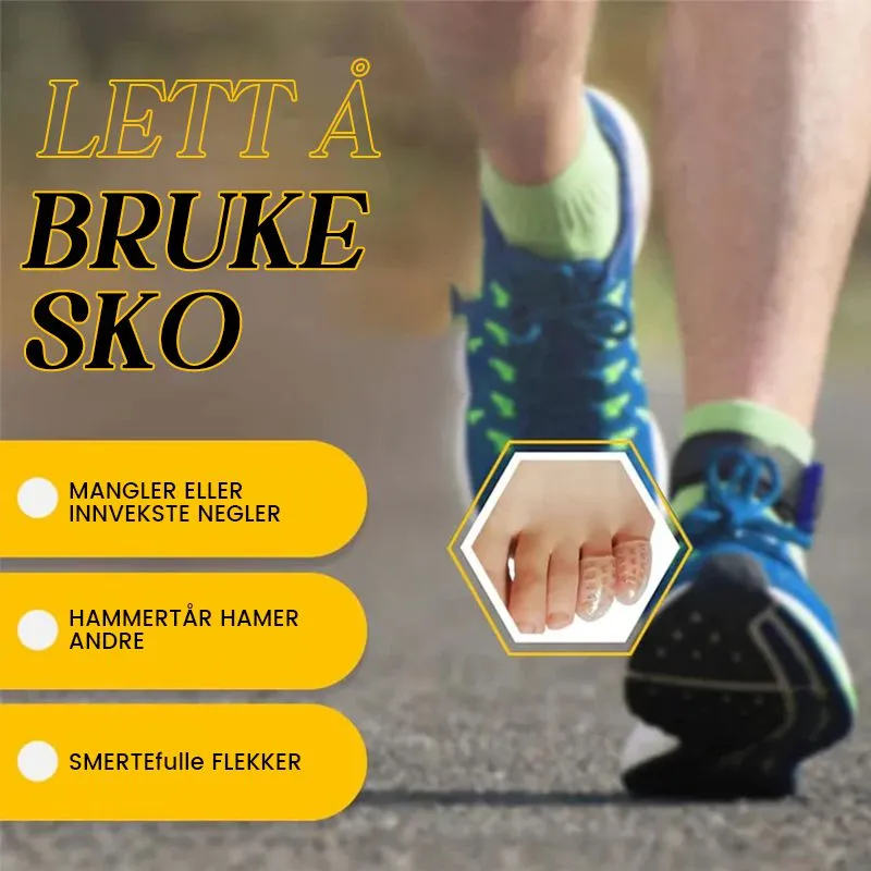 Silicone toe protector for less friction and pain
