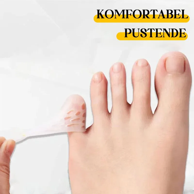 Silicone toe protector for less friction and pain