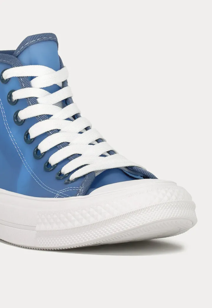Transparent Matte High Cut Sneakers