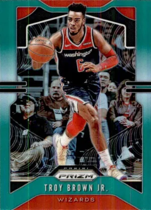 Troy Brown Jr, 2019-20 Prizm Basketball GREEN Refractor