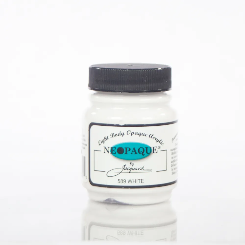 White Jacquard Neopaque Acrylic Paint