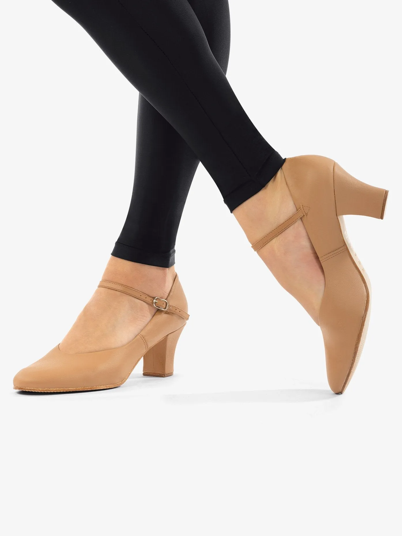 Womens 2" Leather Character Shoes