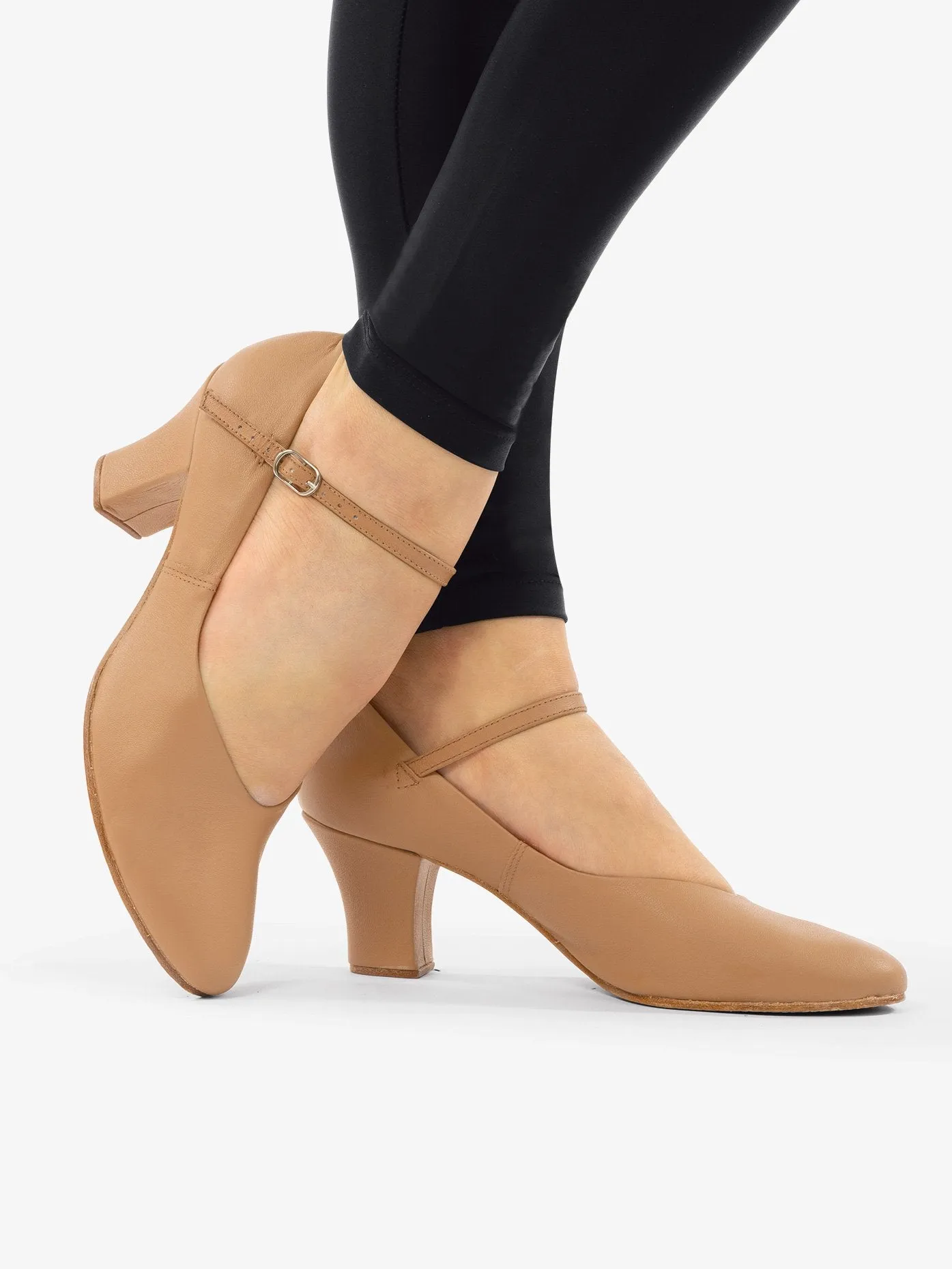 Womens 2" Leather Character Shoes