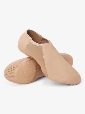 Womens Neoprene Insert Leather Jazz Shoes