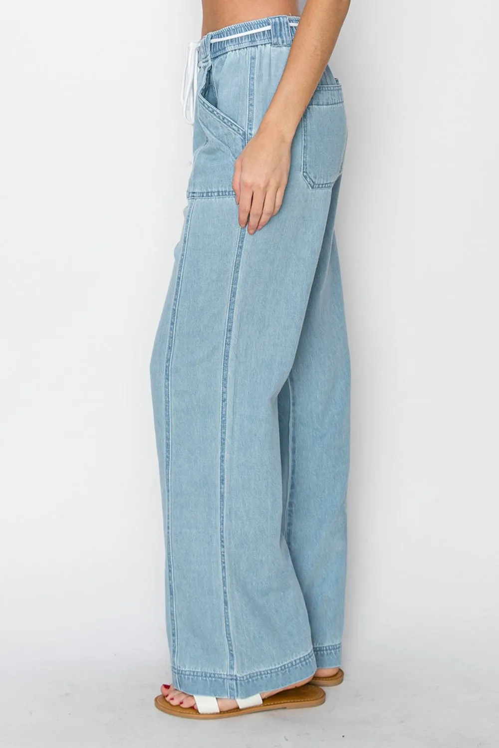 Women's RISEN High Rise Straight Jeans