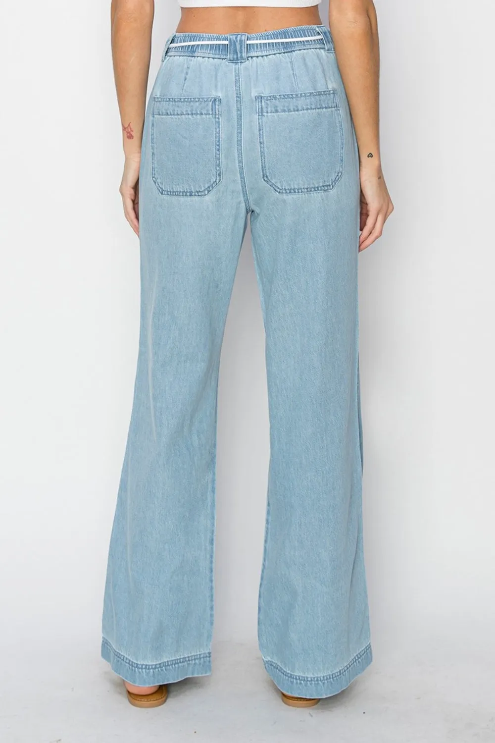 Women's RISEN High Rise Straight Jeans