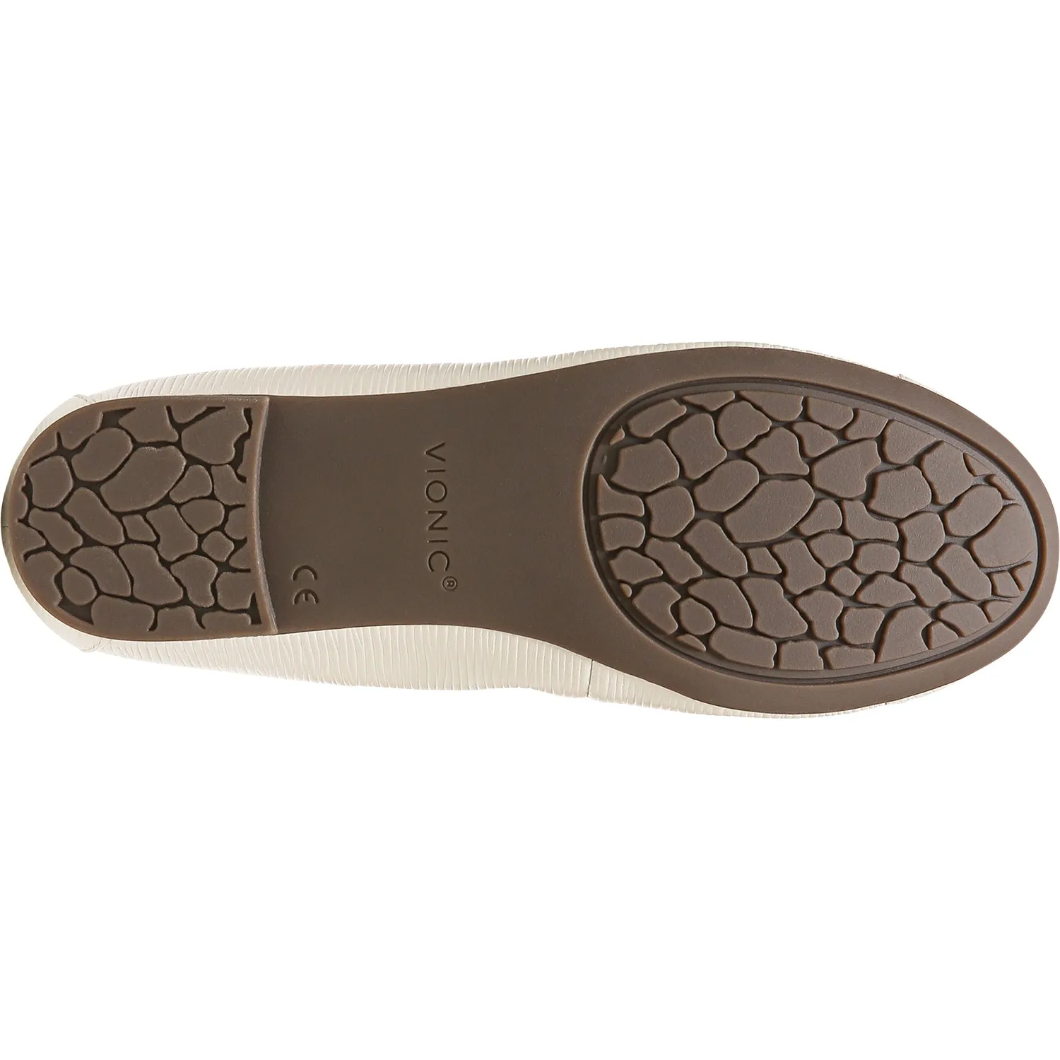 Women's Vionic Amorie Cream Wavy Leather