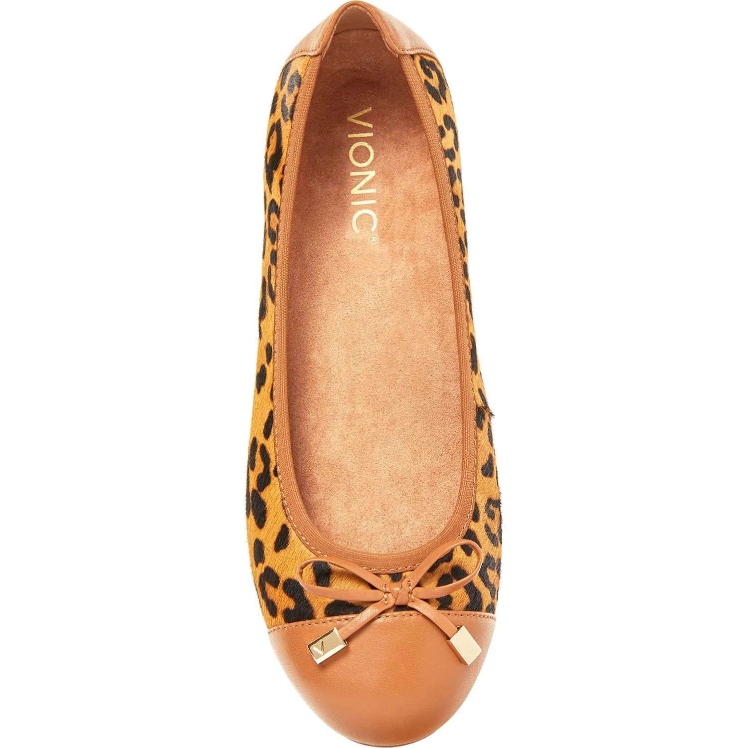 Women's Vionic Minna Tan Leopard Leather